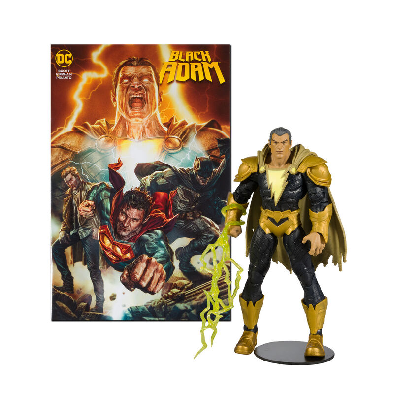 **PREORDER** DC Direct: Black Adam 7-Inch Action Figure with Comic