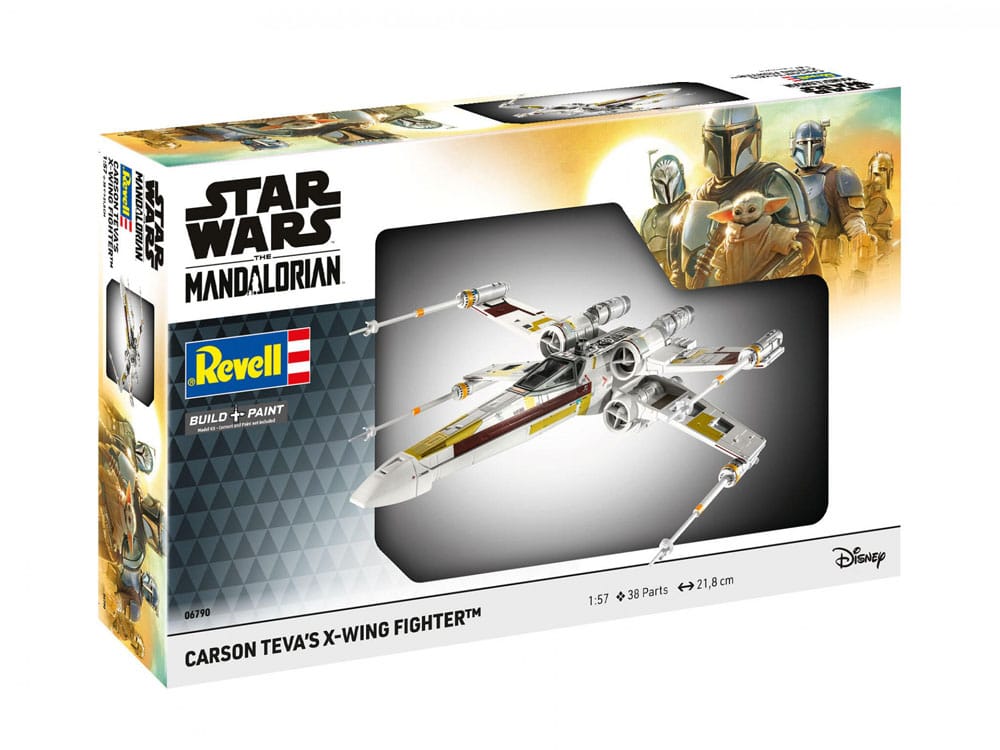 **PREORDER** Star Wars Model Kit 1/57 Carson Teva's X-Wing Fighter 22 cm