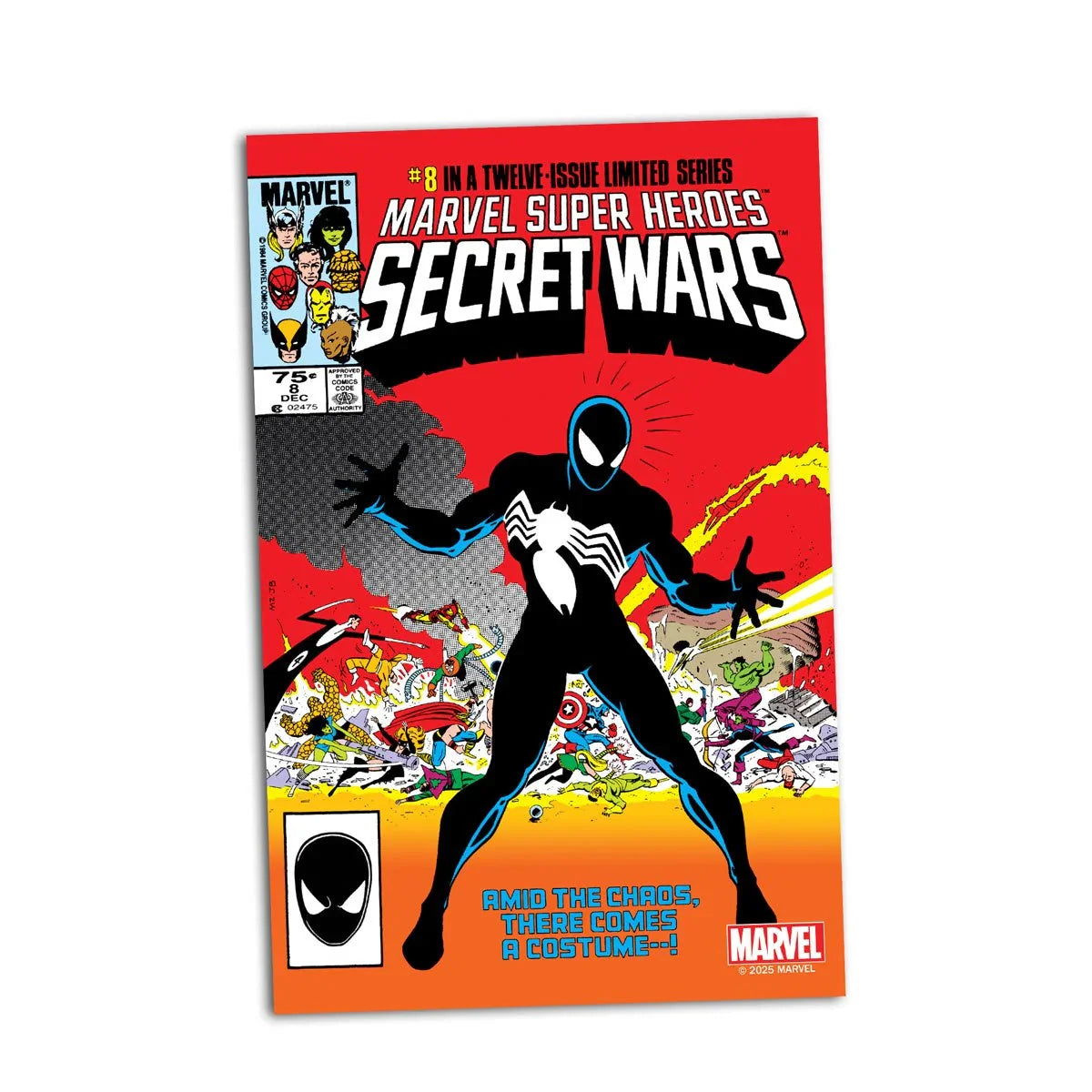 Marvel Spider Man Marvel Super Heroes Secret Wars #8 1:6 Scale Posed Figure with Scene and Comic