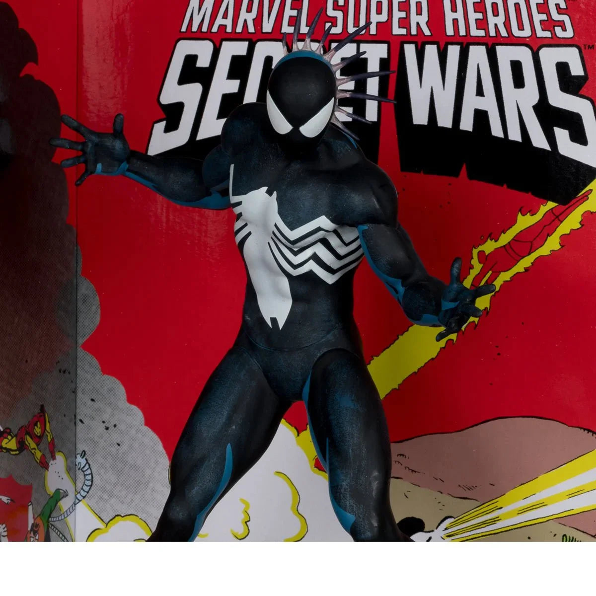Marvel Spider Man Marvel Super Heroes Secret Wars #8 1:6 Scale Posed Figure with Scene and Comic