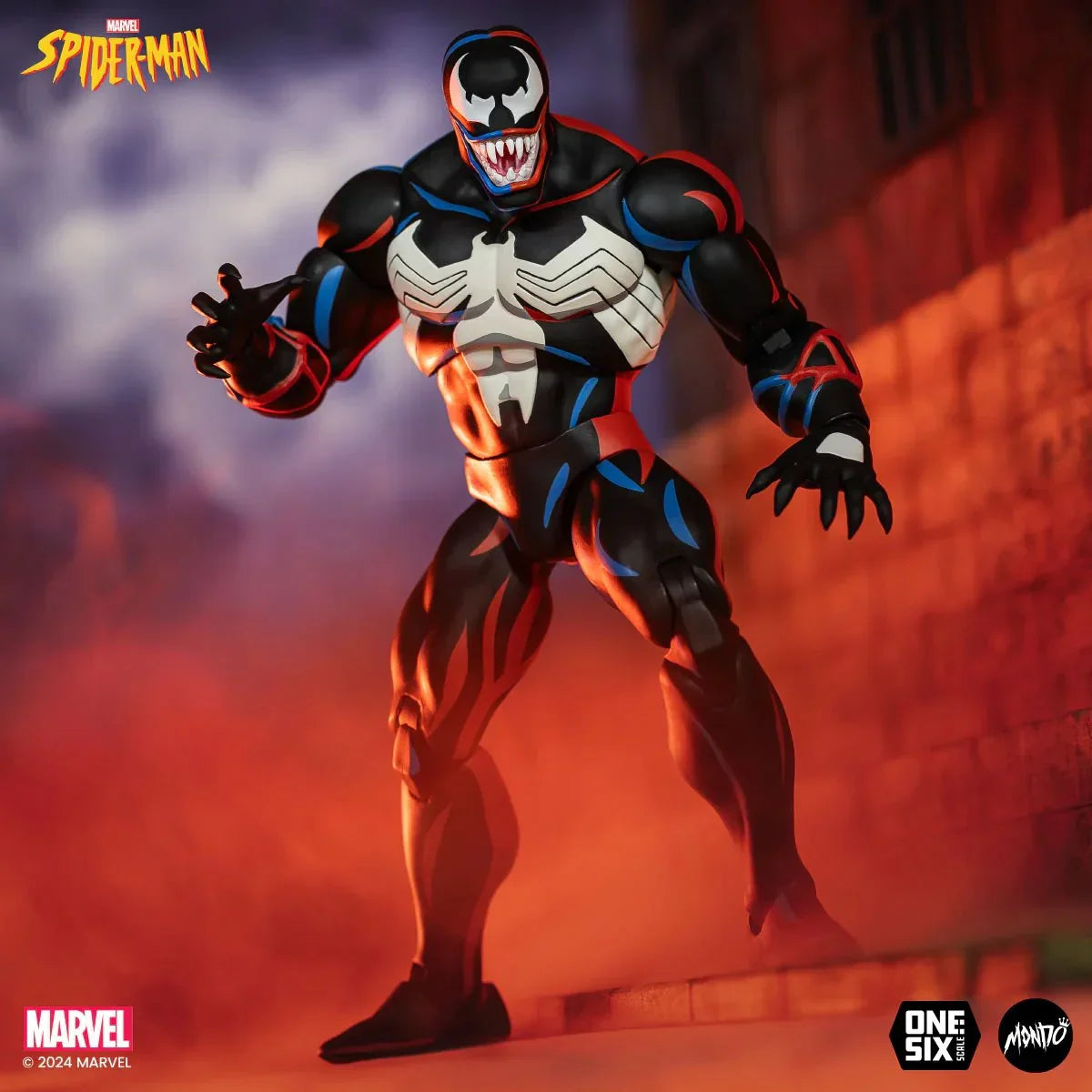 **PREORDER** Spider-Man: The Animated Series Venom 1:6 Scale Action Figure
