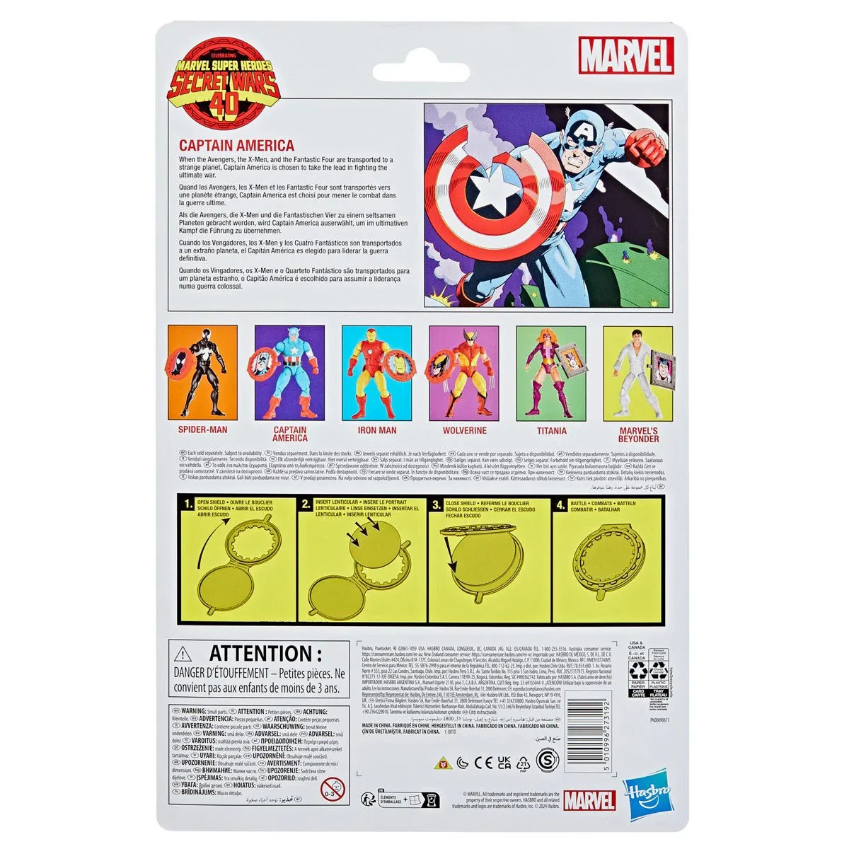 Marvel Legends: Secret Wars Captain America 6-Inch Action Figure