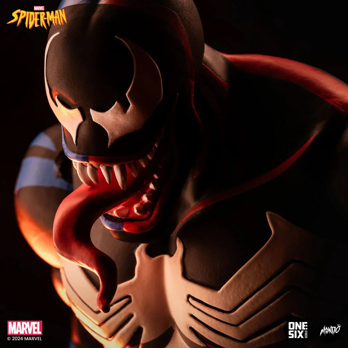 **PREORDER** Spider-Man: The Animated Series Venom 1:6 Scale Action Figure