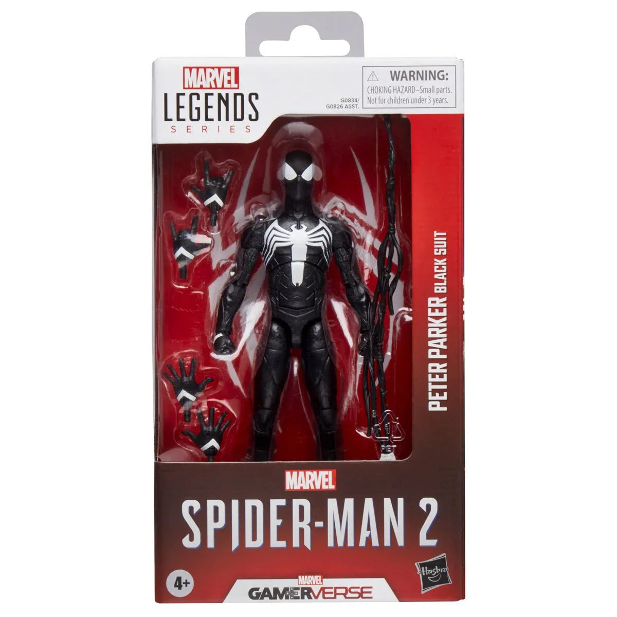 Marvel Legends: Marvel Spider-Man 2 Gamerverse Peter Parker Black Suit 6-Inch Action Figure
