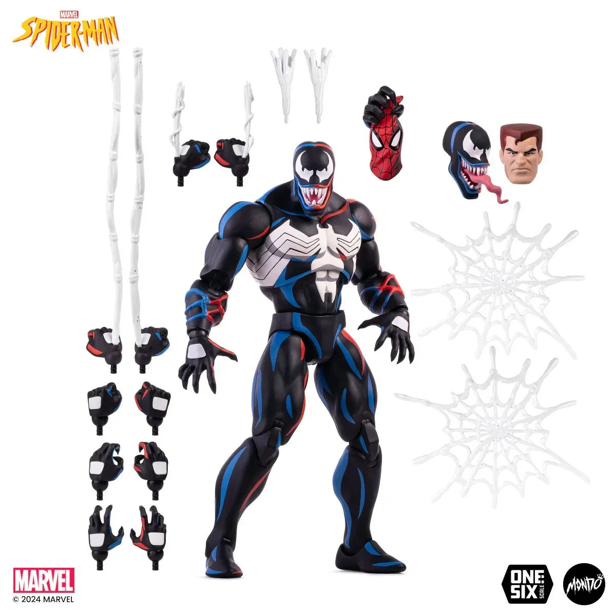 **PREORDER** Spider-Man: The Animated Series Venom 1:6 Scale Action Figure