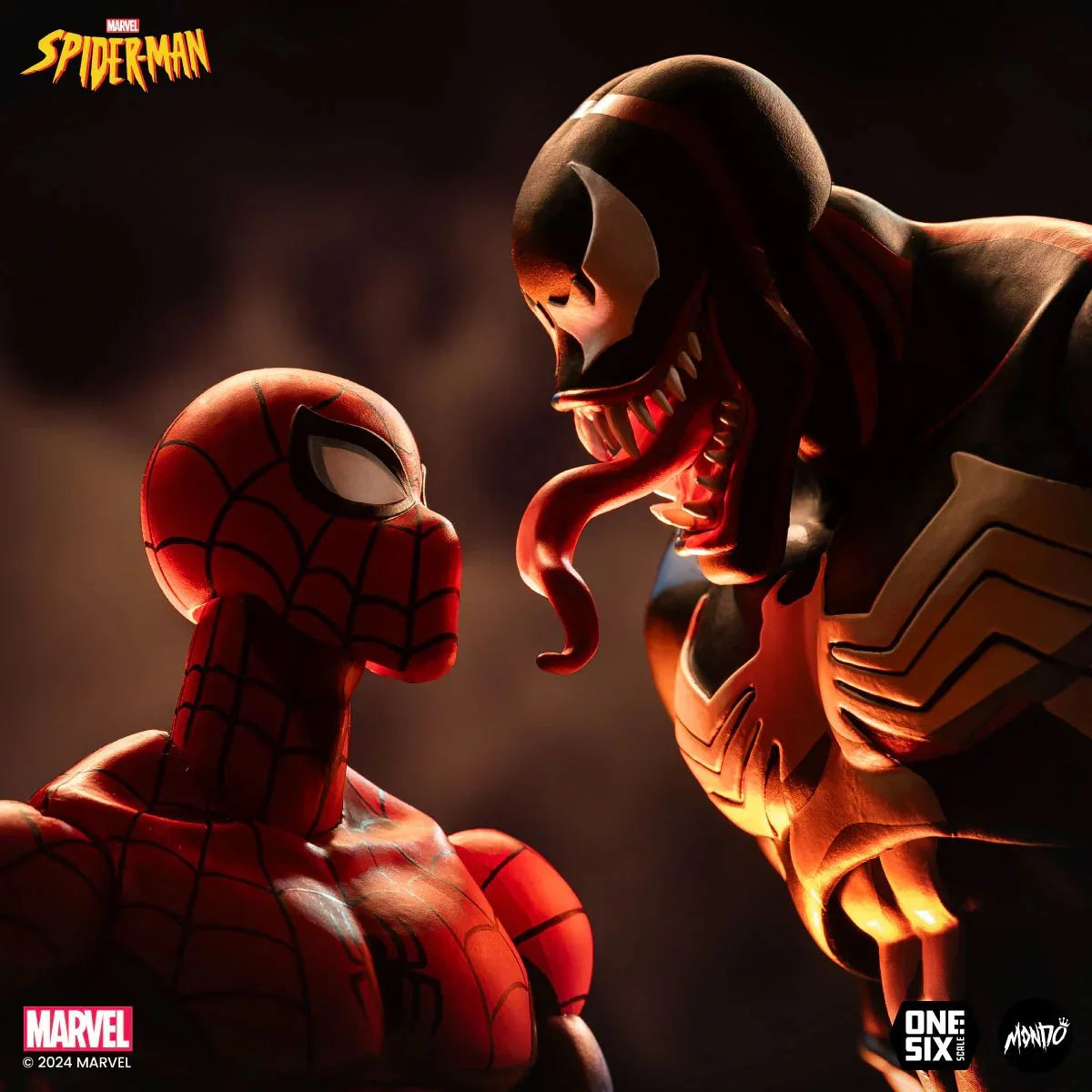 **PREORDER** Spider-Man: The Animated Series Venom 1:6 Scale Action Figure
