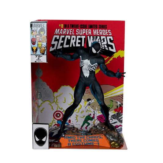 Marvel Spider Man Marvel Super Heroes Secret Wars #8 1:6 Scale Posed Figure with Scene and Comic