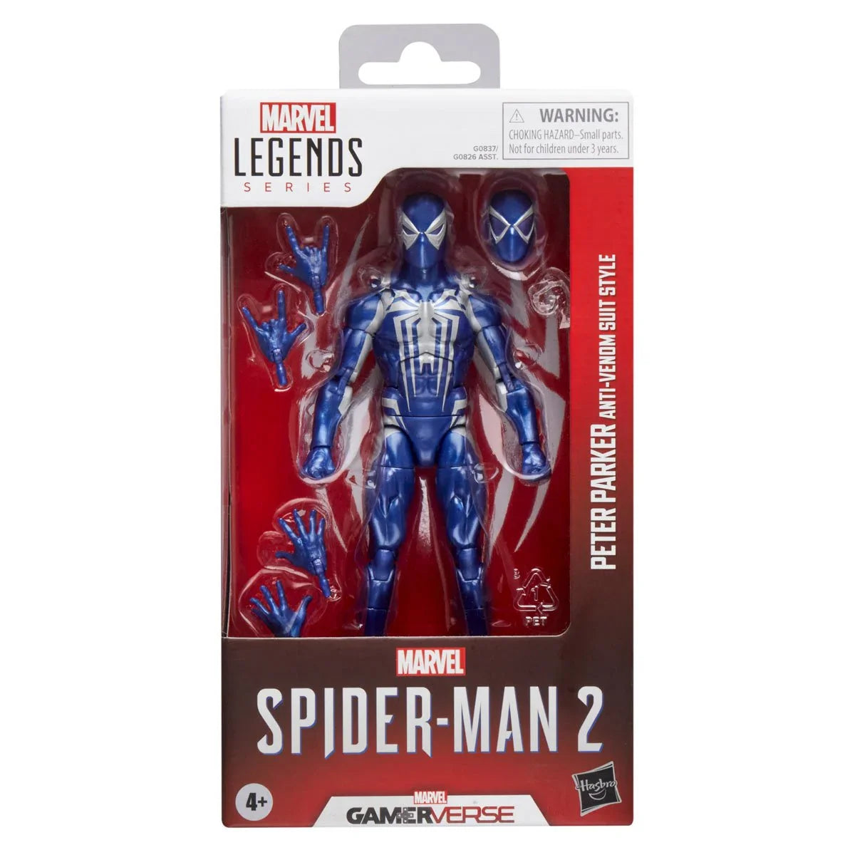 Marvel Legends: Marvel Spider-Man 2 Gamerverse Peter Parker Anti-Venom Suit Style 6-Inch Action Figure