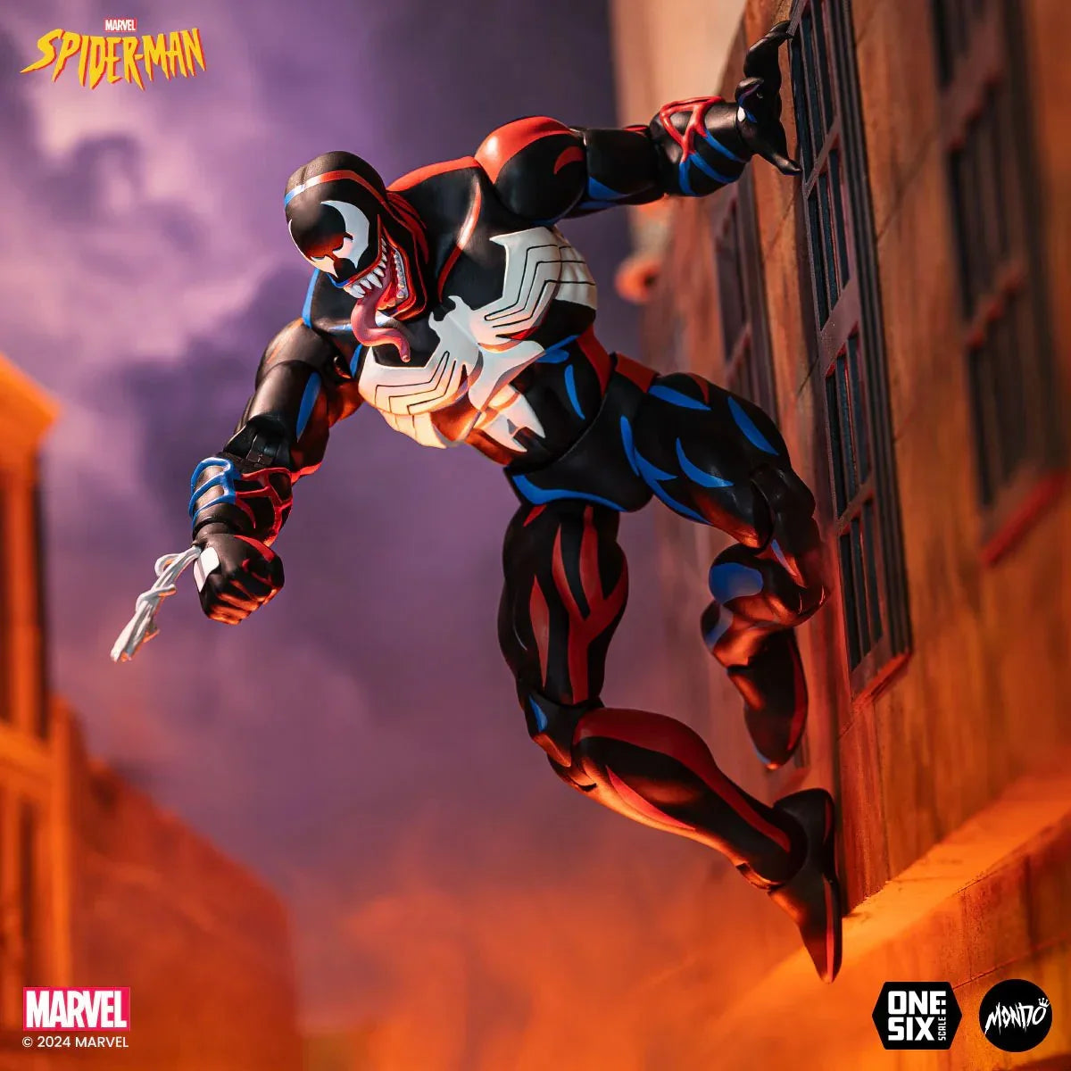 **PREORDER** Spider-Man: The Animated Series Venom 1:6 Scale Action Figure