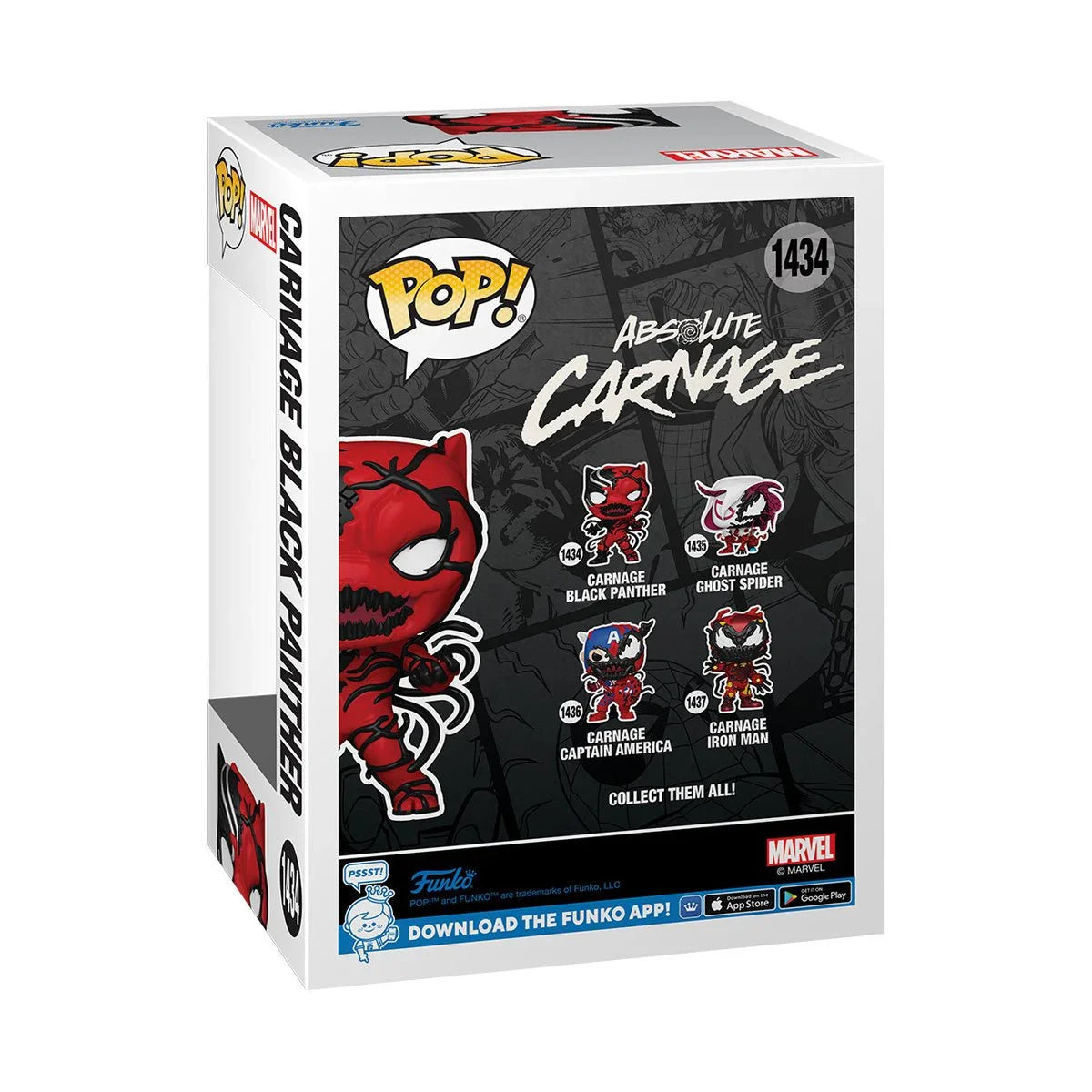 Marvel Carnage Black Panther Funko Pop! Vinyl Figure #1434