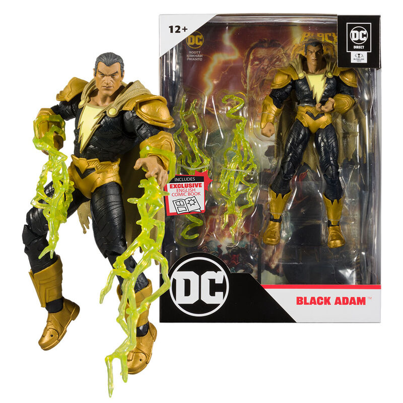 **PREORDER** DC Direct: Black Adam 7-Inch Action Figure with Comic