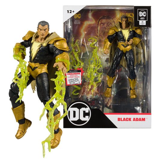 **PREORDER** DC Direct: Black Adam 7-Inch Action Figure with Comic