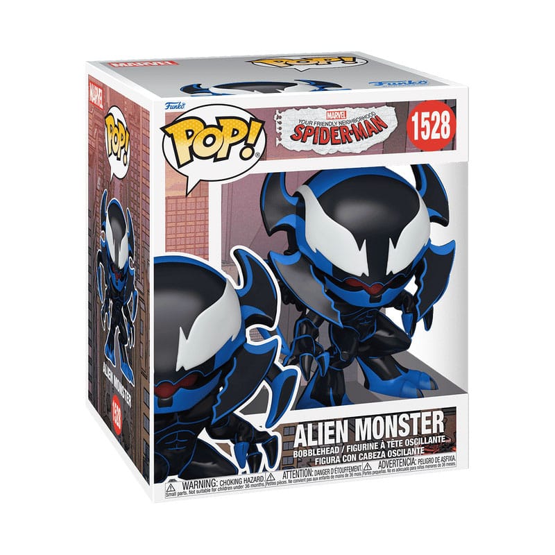 **PREORDER** Your Friendly Neighborhood Spider-Man Alien Monster Super 6-Inch Funko Pop! Vinyl Figure #1528