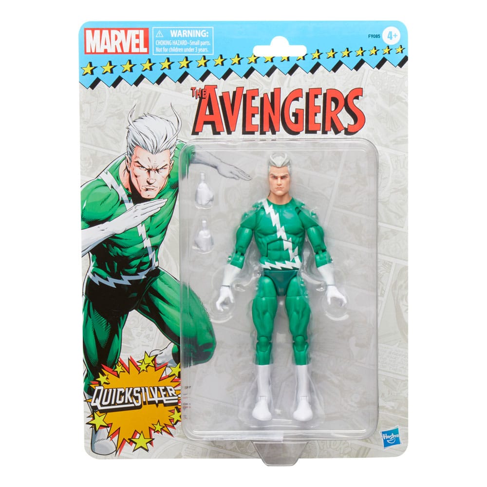 **PREORDER** The Avengers Marvel Legends Retro Action Figure Quicksilver 15 cm