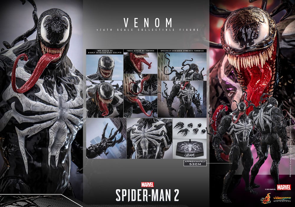 Marvel's Spider-Man 2 Videogame Masterpiece Action Figure 1/6 Venom 53 cm