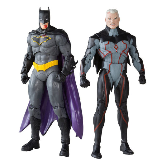 **PREORDER** DC Collector Action Figures Pack of 2 Omega (Unmasked) & Batman (Bloody)(Gold Label) 18 cm