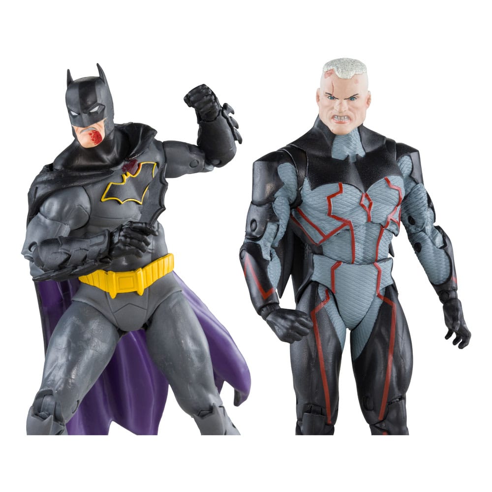 **PREORDER** DC Collector Action Figures Pack of 2 Omega (Unmasked) & Batman (Bloody)(Gold Label) 18 cm