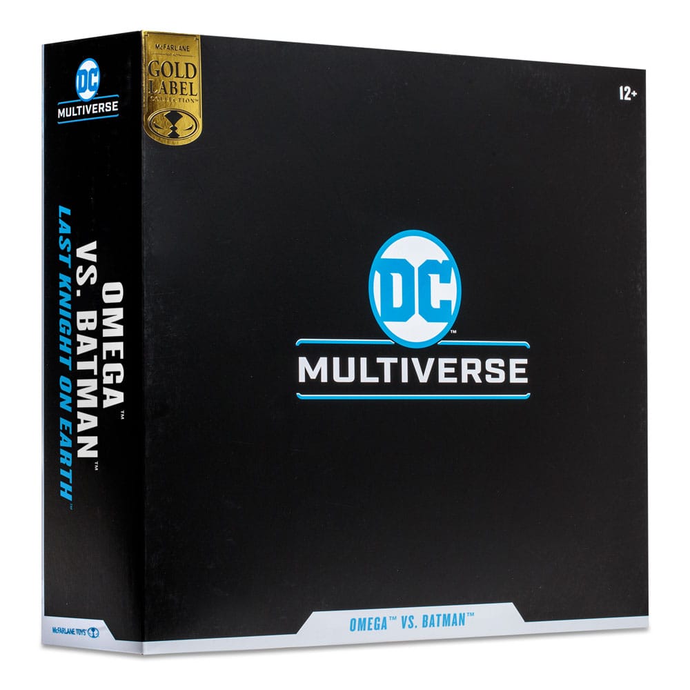 **PREORDER** DC Collector Action Figures Pack of 2 Omega (Unmasked) & Batman (Bloody)(Gold Label) 18 cm